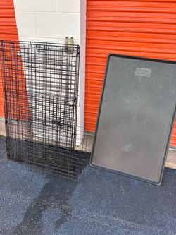 Everyyay Folding Wire Dog Crate with Tray