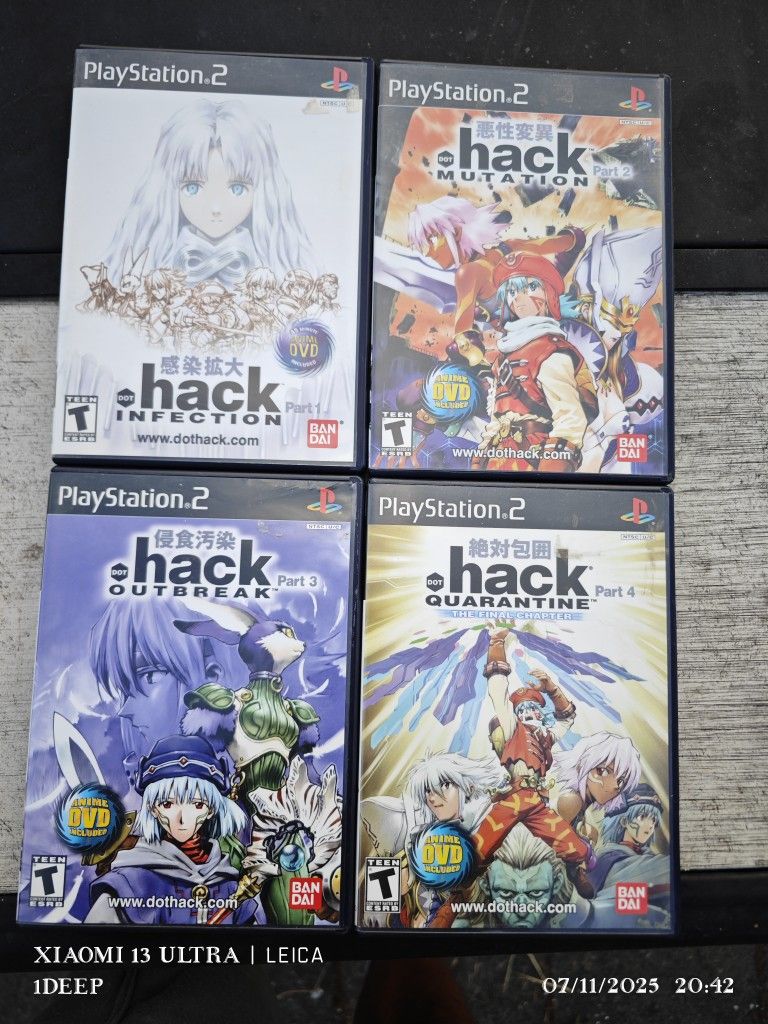 Dot Hack 1-4 - US Region - PS2 