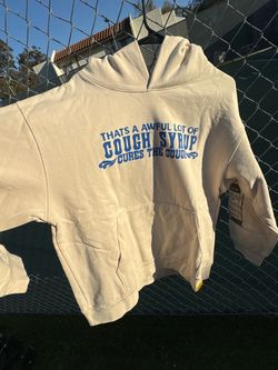 Awful a lot of cough syrup hoodie: small