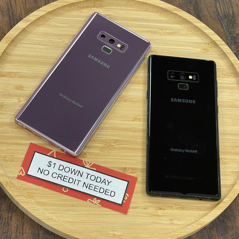 Samsung Galaxy Note 9 -PAYMENTS AVAILABLE-$1 Down Today 