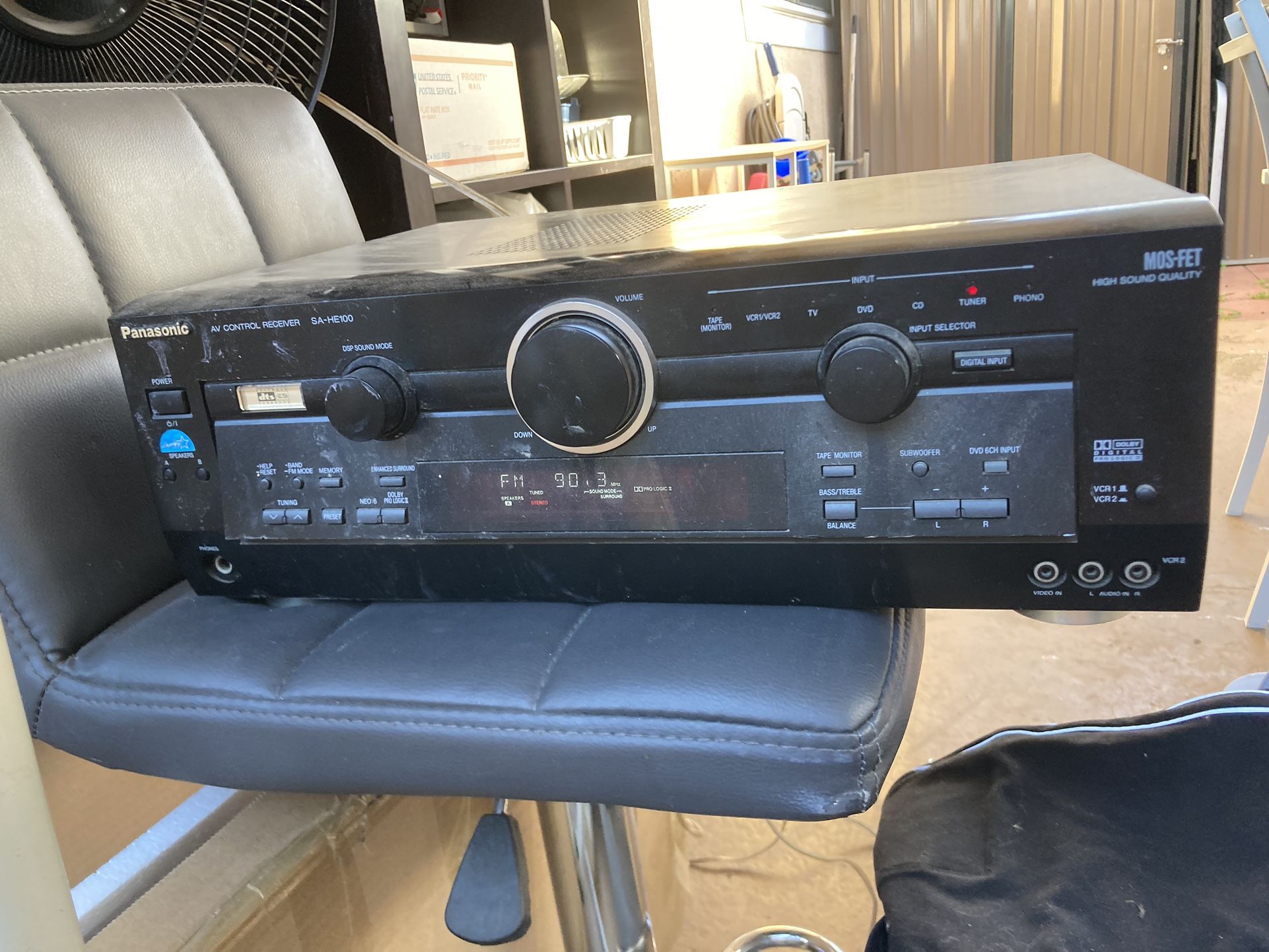 5.1 Panasonic SA-HE100 Receiver And Speaker