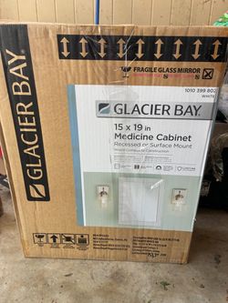 Glacier Bay 15x19 Medicine Cabinet White