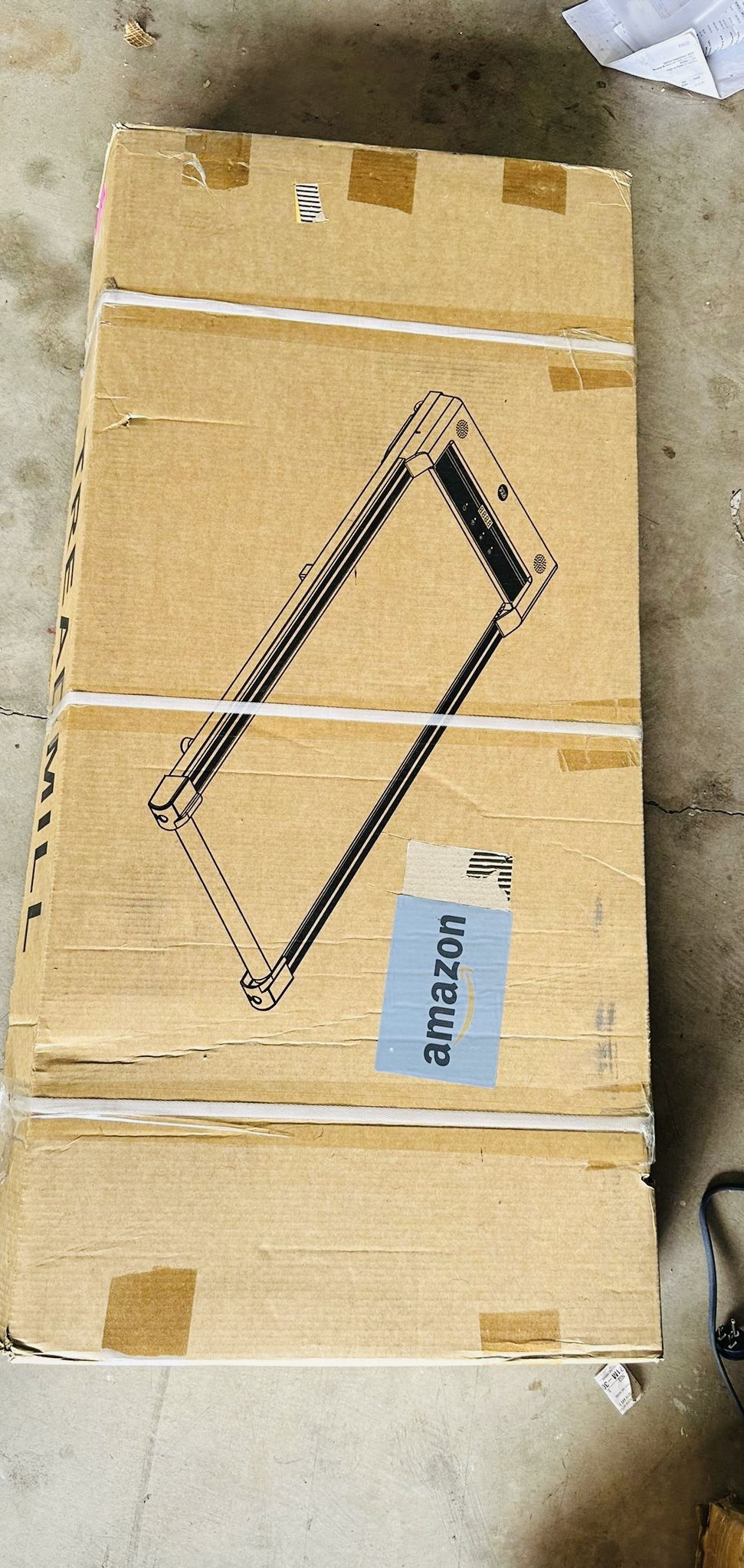 Under Desk Treadmill, Walking Pad 2 in 1 Portable Walking Pad Remote Control, LED Display 7034