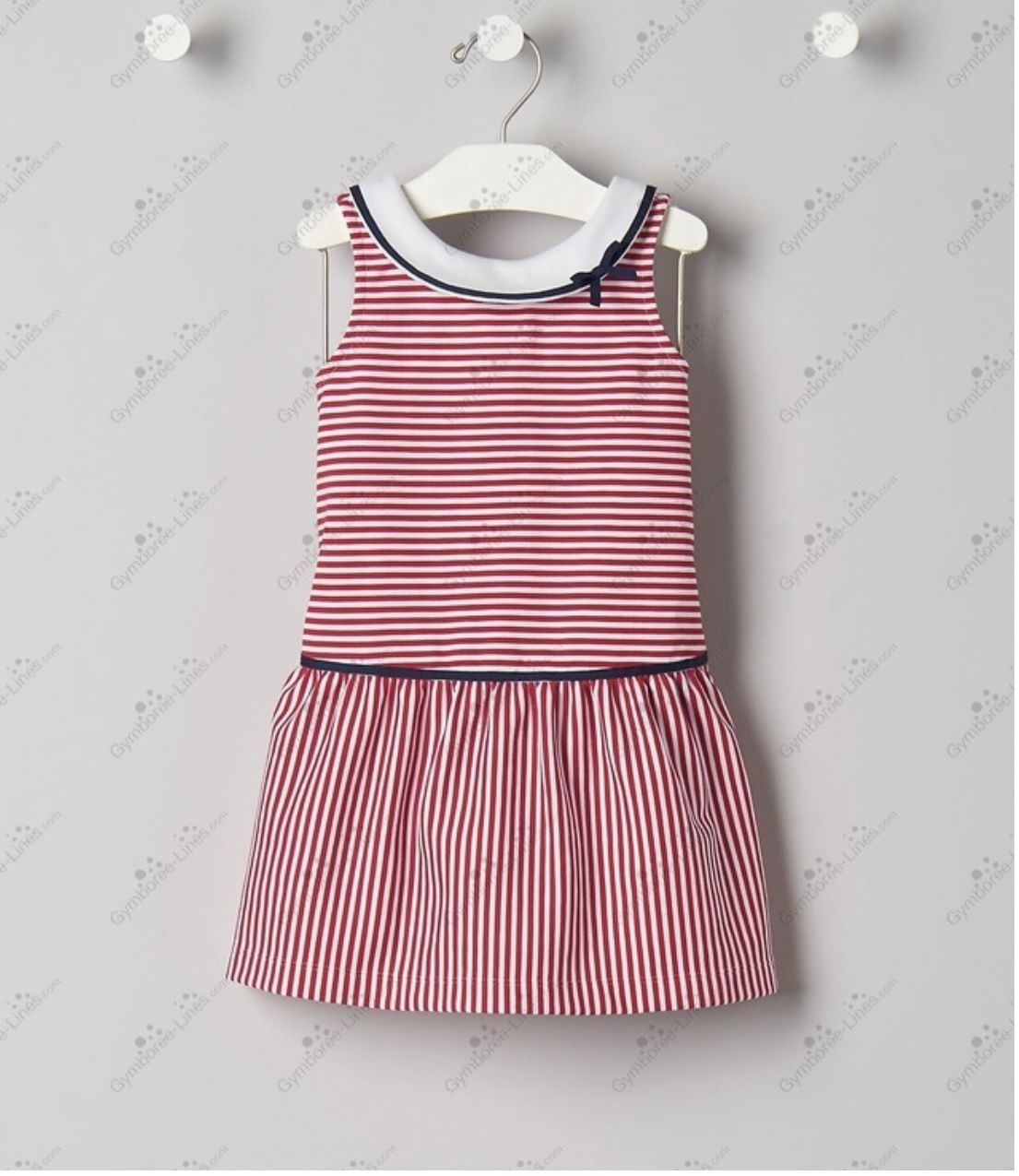 JANIE AND JACK Americana Charm 4th of July Girl Dress, 6-12m