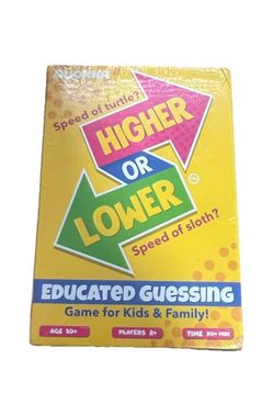 QUOKKA HIGHER or LOWER Card Family Quiz & Trivia Game Educated Guessing Fun