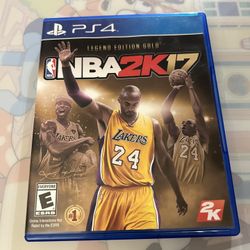 NBA 2K17 Legend Edition Gold Sony PlayStation 4 PS4 2016