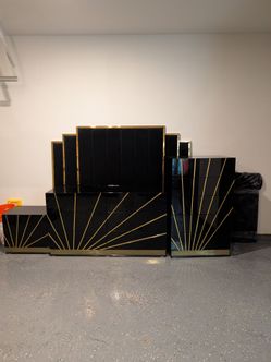Black and gold lacquer bedroom scent