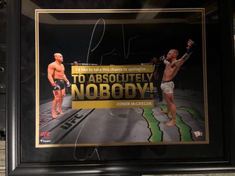 Conor Mc Gregor signed photo