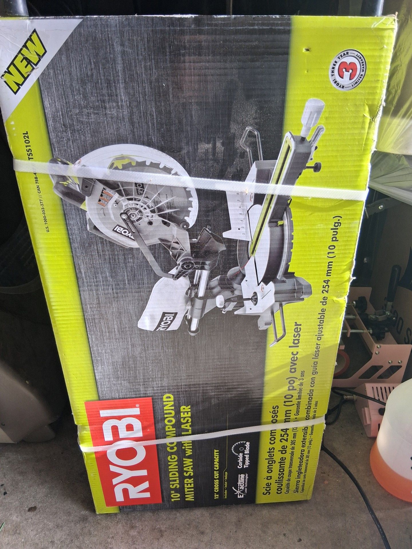 Robin 10 chop saw with laser rand new