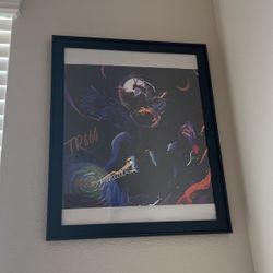 Trippin Redd Signed Auto Seaworld Poster 