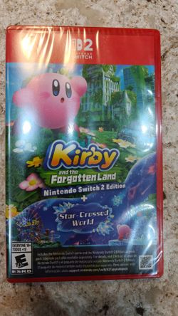 New/unopened Switch 2 Kirby and the Forgotten Lands