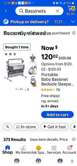 ROCKER Portable Baby Bassinet Bedside Sleeper
