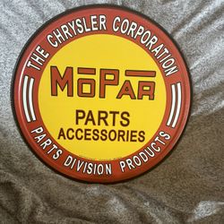 Mopar Metal Sign