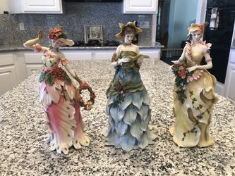 Enchanted Gardens figurines. Beautiful and in Excellent condition!