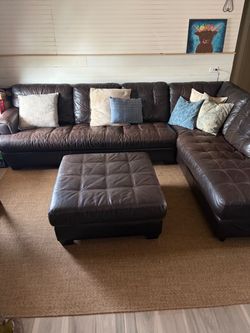 Leather Sectional Sofa