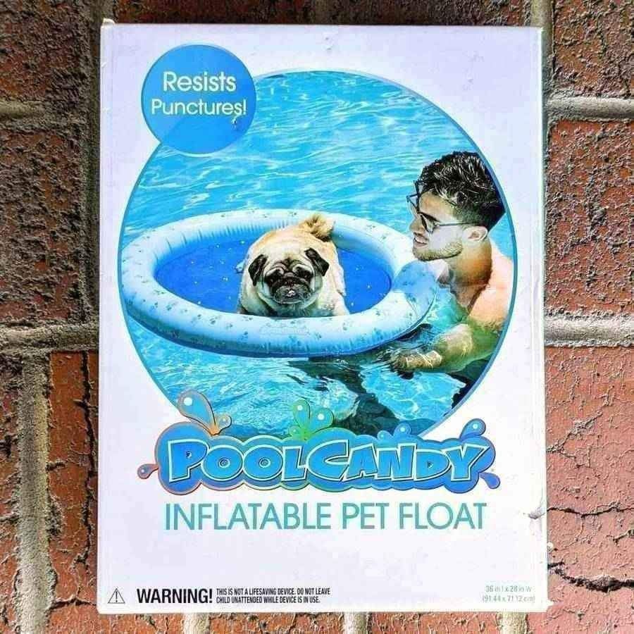 NEW PoolCandy pool float for small medium size dogs pets up to 35 LBS