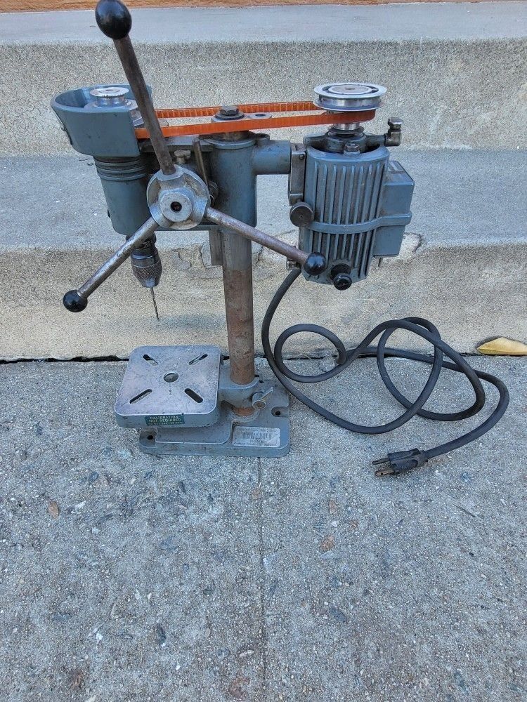 Cameron Precision Micro Drill Model 164D-7 With Albrecht Keyless Chuck Drill Press Tool Shop Garage Tools