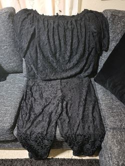 Black lace set