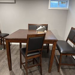 Pub Table And Chairs/booth Seat