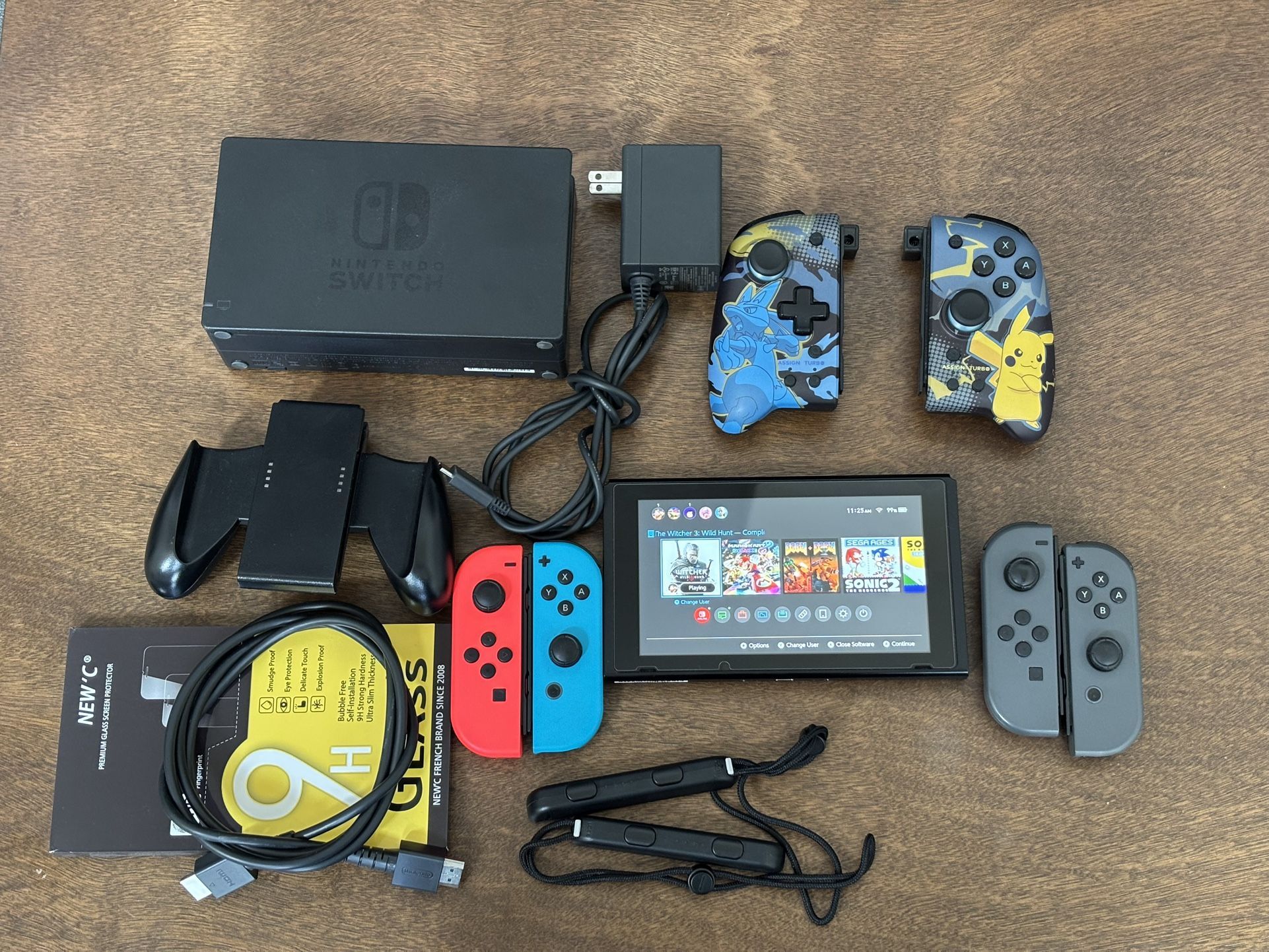 Nintendo Switch Console w/ Animal Crossing & Just Dance