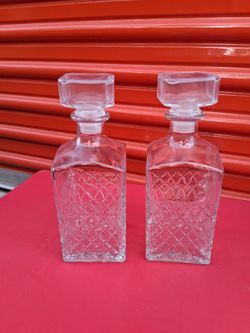 Moving sale Refillable liquor bottles both for $25 pickup buffalo/charleston Cash Only Read Description