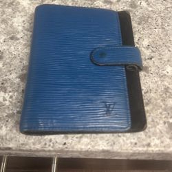 Louis Vuitton Authentic Blue Notebook/ Agenda 