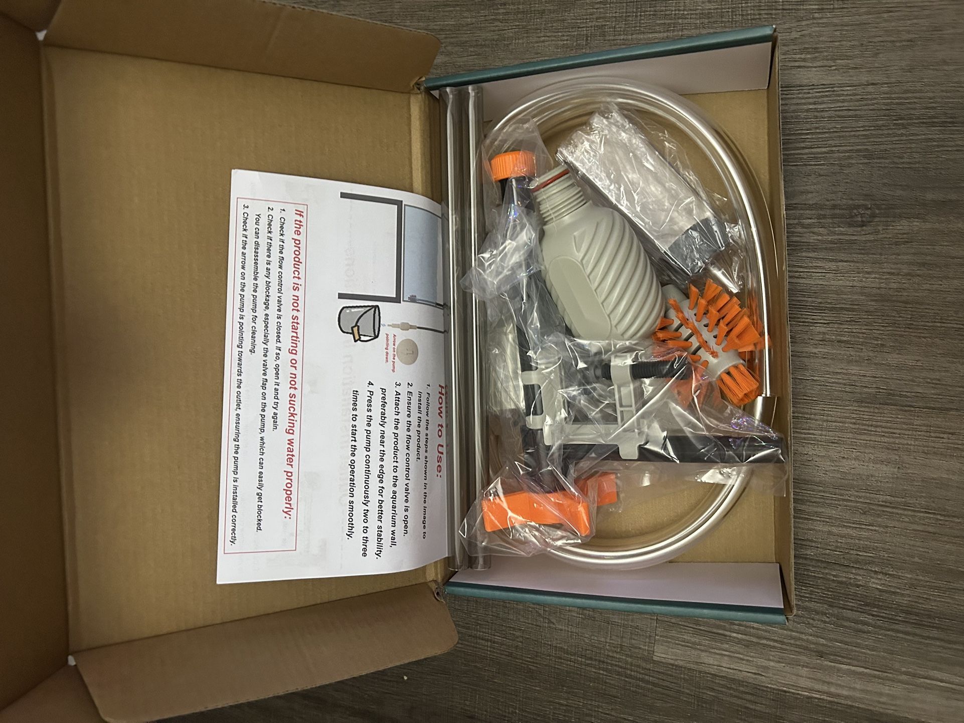 Pawfly Aquarium Water Changer Kit Fish Tank Siphon Vacuum Cleaner with 3.75 Feet Long Hose and Extendable Tubing Manual Aquarium Gravel Cleaner Tools