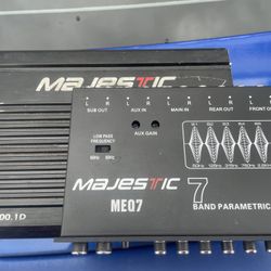 Majestic 1000watt D & Majestic 7 Band Eq