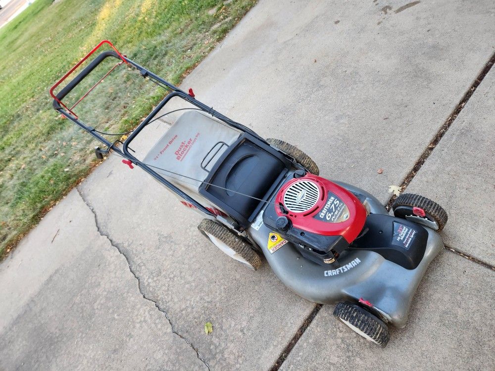Craftsman High Wheel Self Propelled Mower, Lawnmower 