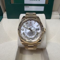 Rolex Slydweller Silver Roman Dial Discontinued 