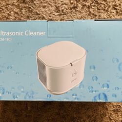 Ultrasonic Jewelry Cleaner, 46kHz Portable Retainer Cleaner Machine with Timer