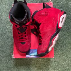 Air Jordan 6 Retro Toro bravo size 9.5men/11women
