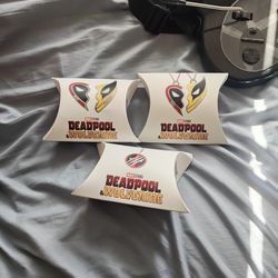 Deadpool and Wolverine Keychain And Pin Set Bundle