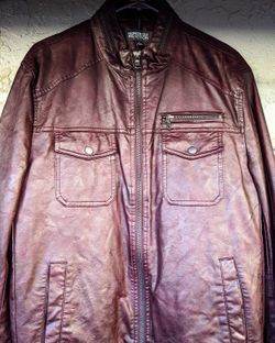 Faux Leather Jacket - Kenneth Cole Reaction (Med)