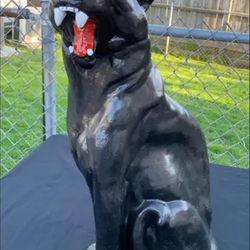 3 foot tall, panther statue