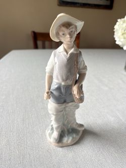 Vintage Lladró #4809 Fisher Boy / Niño Pescador – Original Box