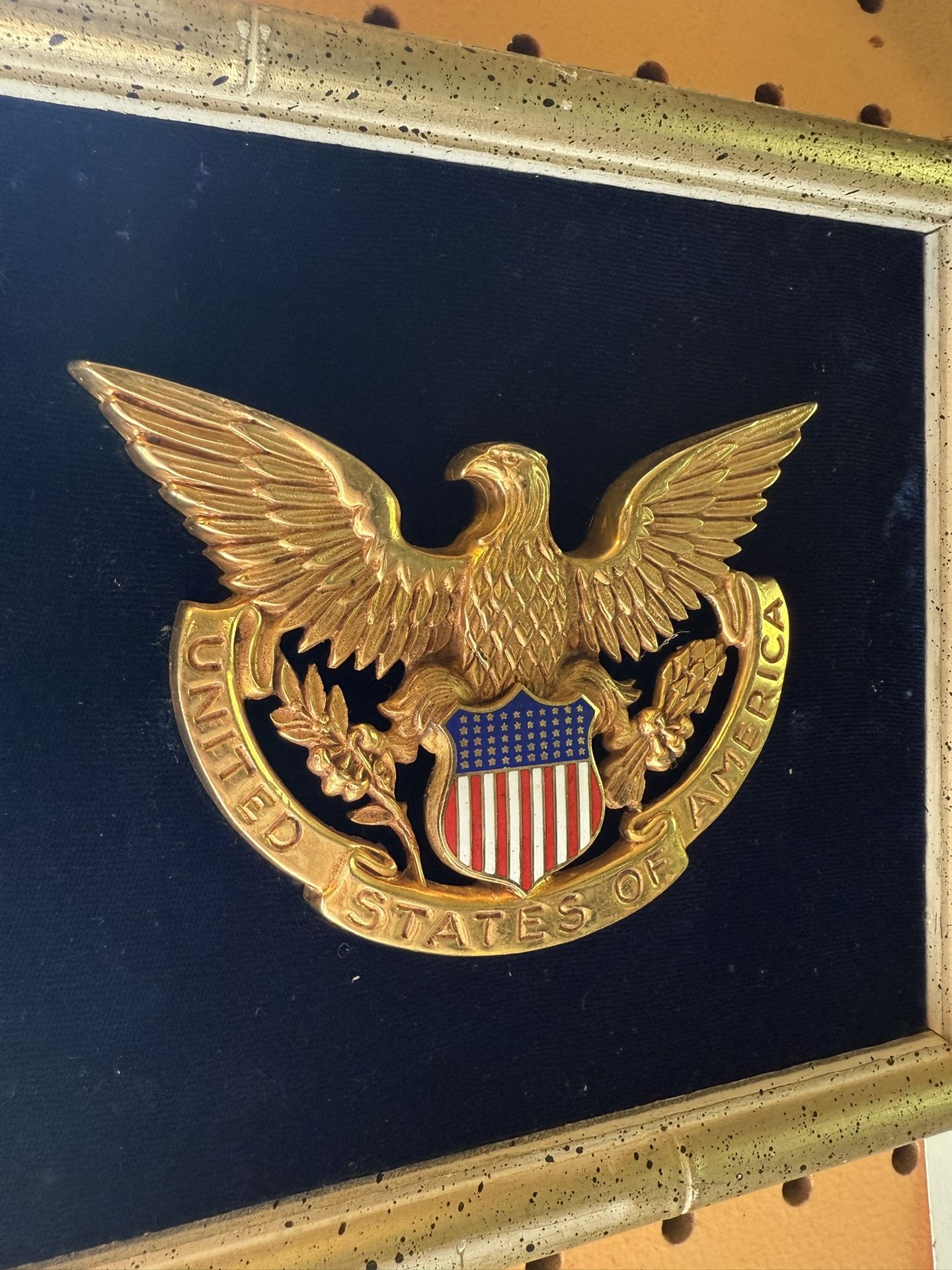 US, French Made, Large American Eagle Insignia