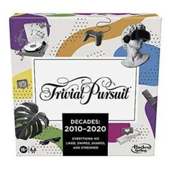 Trivial Pursuit Decades 2010 to 2020 Board Game for Adults and Teens, Pop