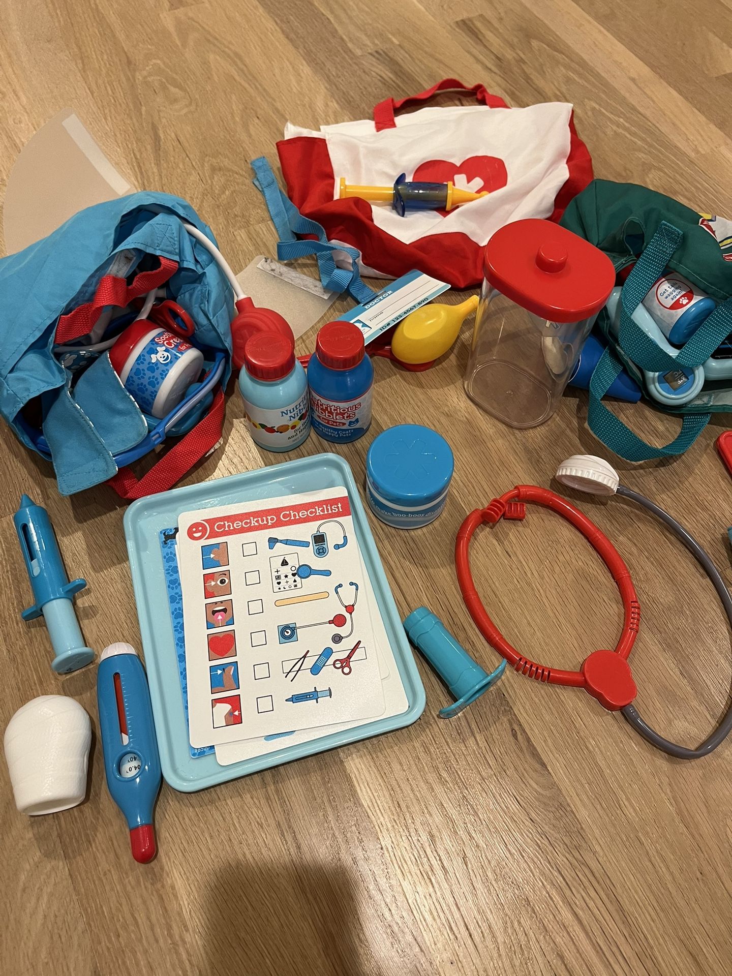 Kids Pretend Medical Doctor Vet Kit Toys