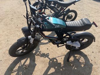 Electric Moped Scooter – Teal, Model 120