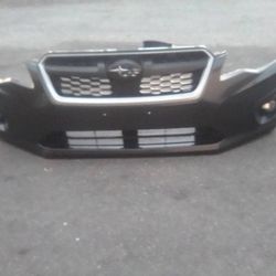 2012-2014 Subaru Impreza WRX Complete Front Bumper With All The Accessories Oem.