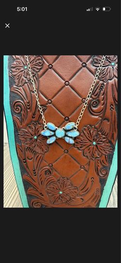 turquoise and silver necklace