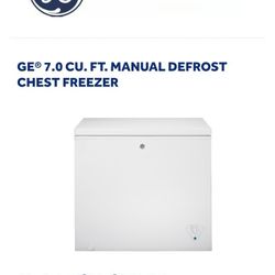 GE  Chest Freezer, Washer & Dryer