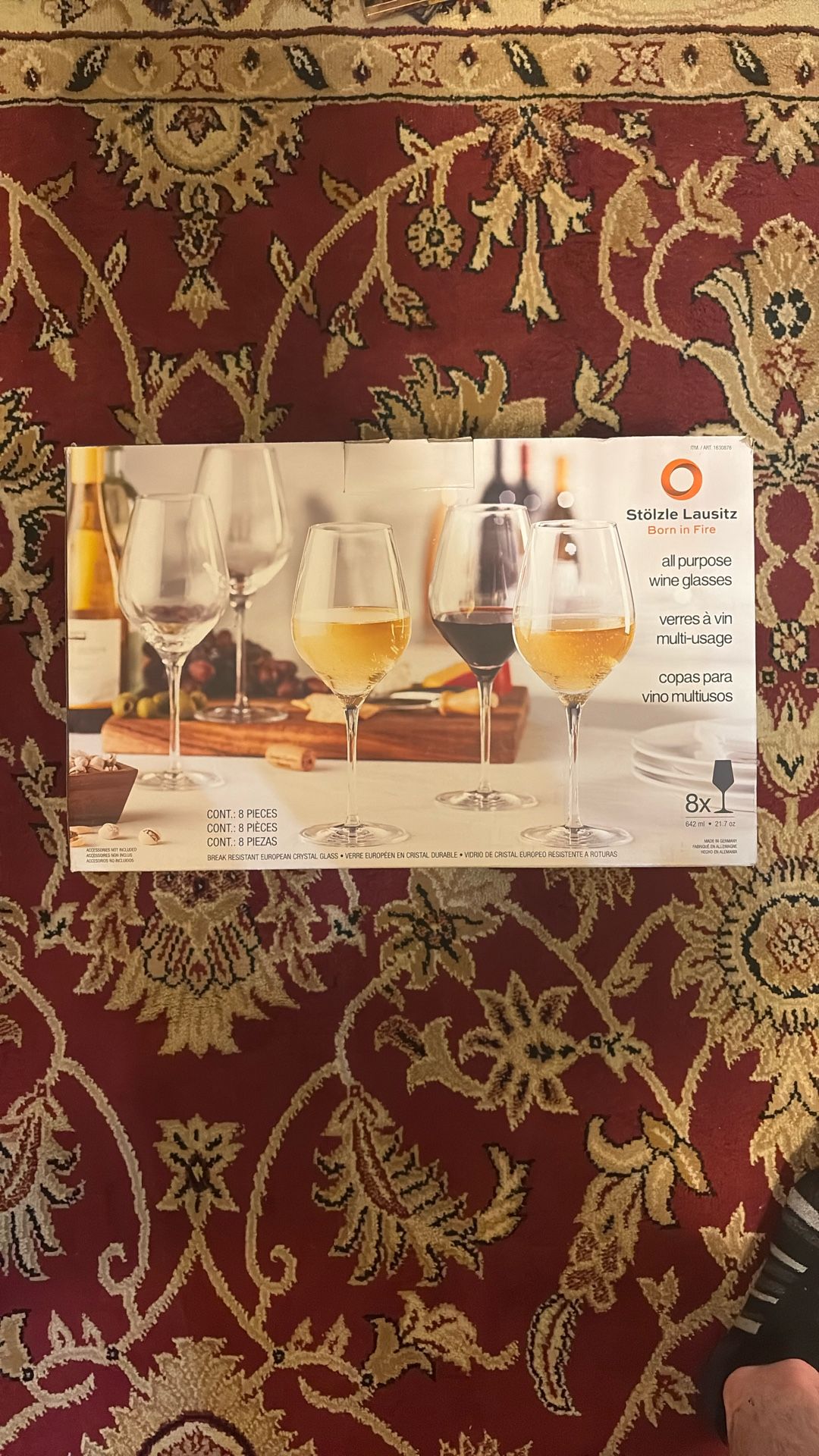 Set Of 7 Wine Glasses