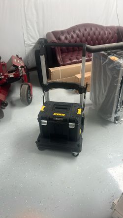 DEWALT TSTAK Dolly And Tool Box Set 