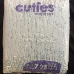 Cuties Diapers Size 7 