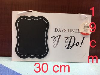 4 CHALKBOARDS - COUNTDOWN