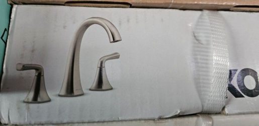 Kohler Sundae 8" Widespread Bathroom Faucet In Brushed Nickel
