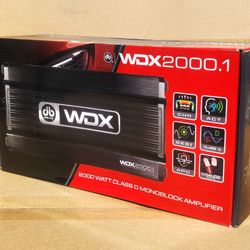 🚨 No Credit Needed 🚨 DB Drive WDX-Series Monoblock Subwoofer Amplifier 2000 Watts WDX2000.1 🚨 Payment Options Available 🚨 