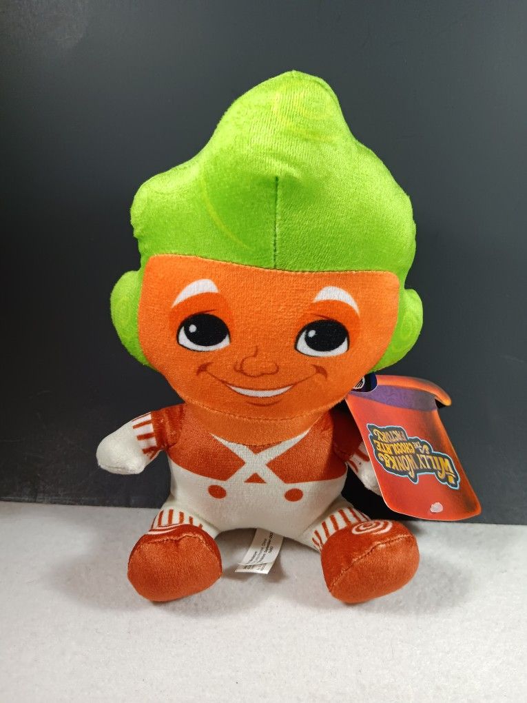 Willy Wonka & the Chocolate Factory Oompa Loompa 8” Plush Stuffed Toy New